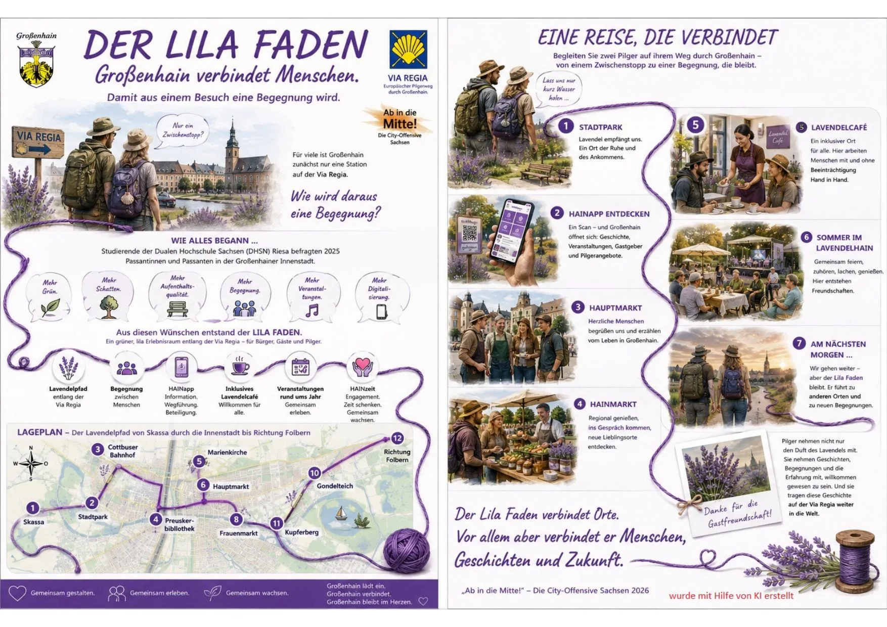Aktualisierte Projektskizze Der Lila Faden für Großenhain
